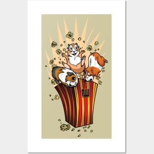 Guinea Pigs Popcorn Posters and Art